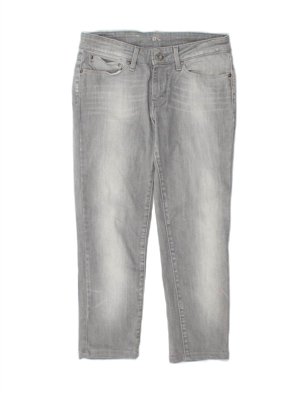 LEVI'S Womens Tapered Jeans W27 L23  Grey Cotton Vintage Levi's and Second-Hand Levi's from Messina Hembry 
