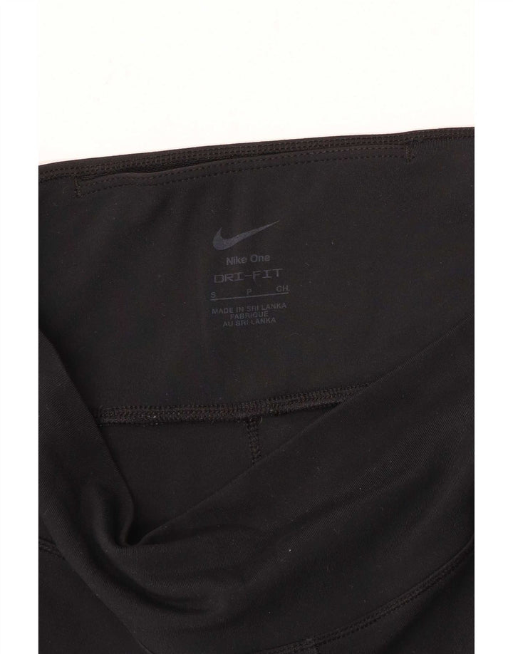 Damskie legginsy Nike Dri Fit UK 10, małe, czarne