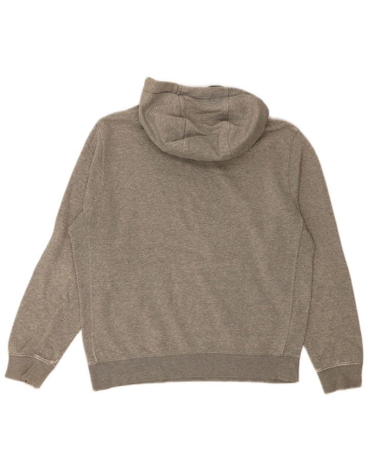Męska bluza z kapturem Nike, średnia, szara, bawełniana nakrapiana