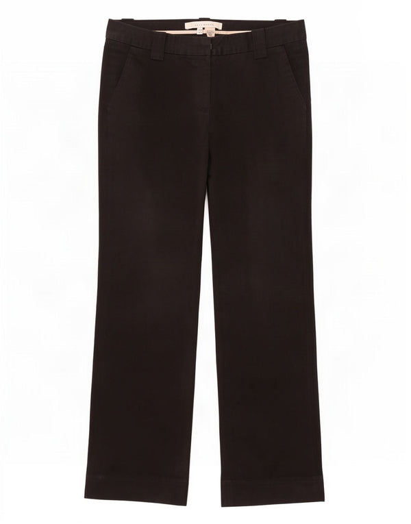 Spodnie damskie Zara Bootcut Chino EU 38 Small W28 L31 Czarna bawełna