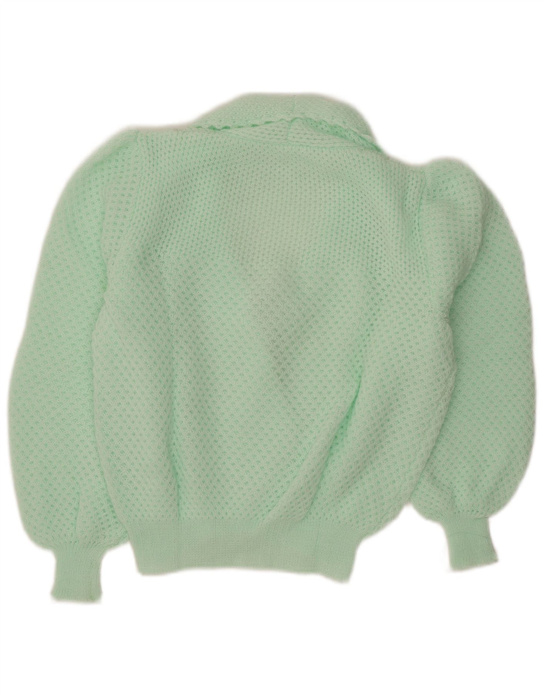 Sweter damski w stylu vintage, UK 14, średni turkus