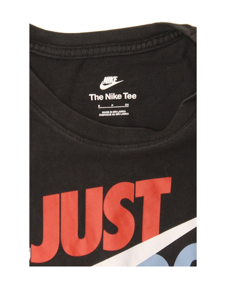 NIKE Mens Graphic T-Shirt Top Small Black Vintage Nike and Second-Hand Nike from Messina Hembry 