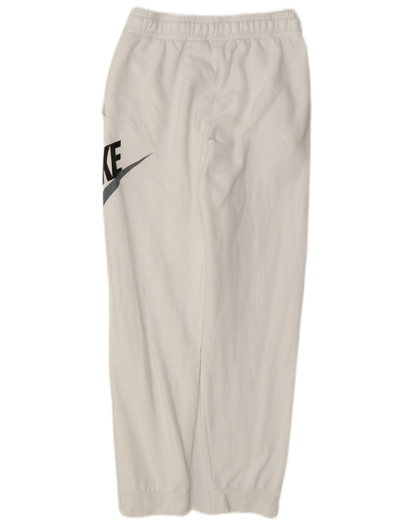 Chłopięce spodnie dresowe Nike z grafiką, 13-14 lat, XL, biała bawełna