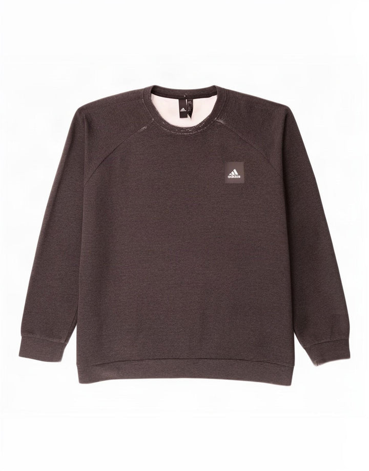 Bluza męska Adidas Jumper 2XL Szara bawełna