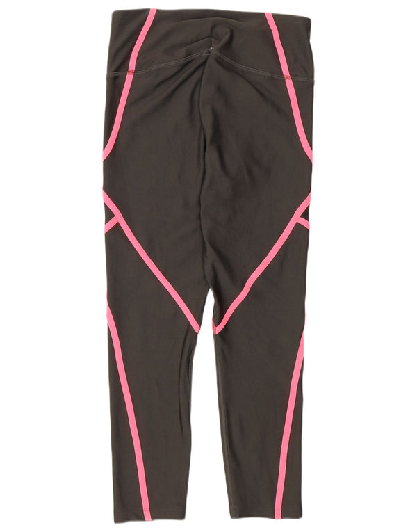 Damskie legginsy Under Armour Heat Gear Capri UK 12 w kolorze średnioszarym