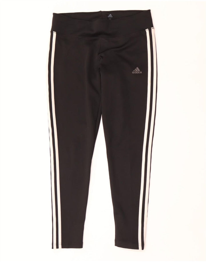 Damskie legginsy Adidas Climalite UK 12/14 Średni czarny poliester