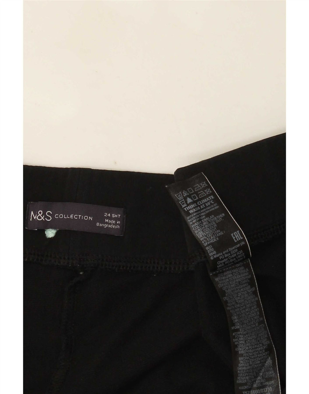 Legginsy damskie Zara UK 24 4XL, czarne, bawełniane