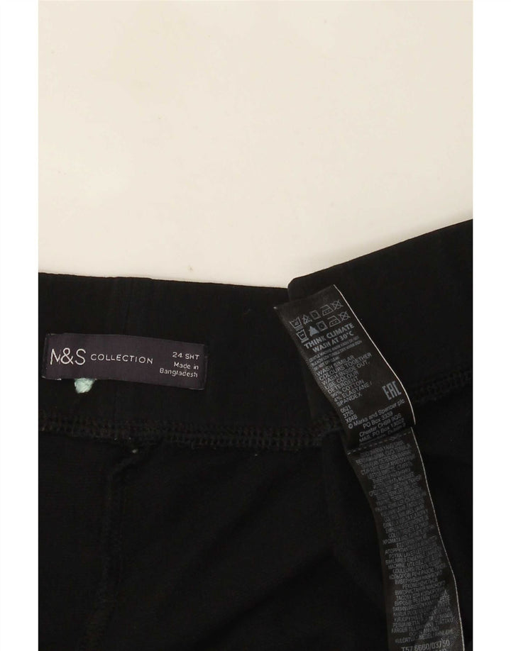 Legginsy damskie Zara UK 24 4XL, czarne, bawełniane