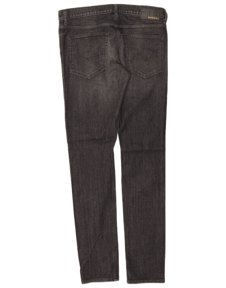 Diesel Męskie D-Luster Slim Jeans W30 L32 Czarna bawełna