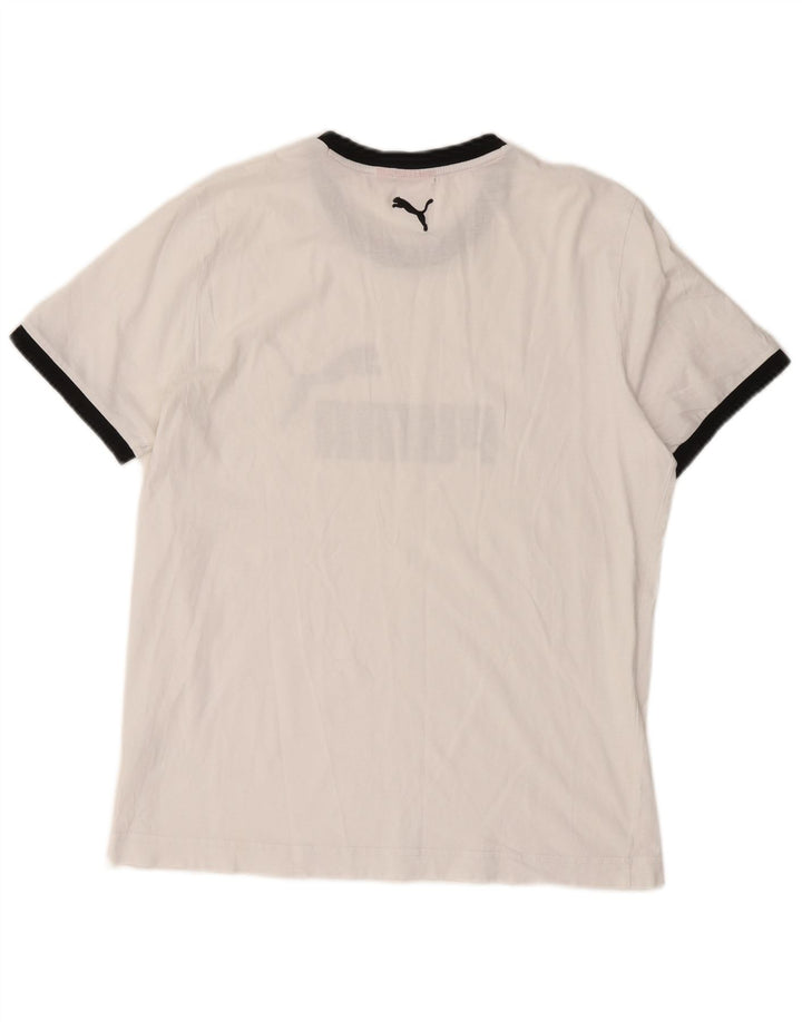Męska koszulka z grafiką Puma Top, średnia biel