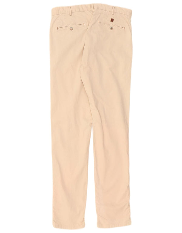 Spodnie Chino Massimo Dutti Męskie Slim Fit EU 42 Large W32 L34 Beżowa Bawełna