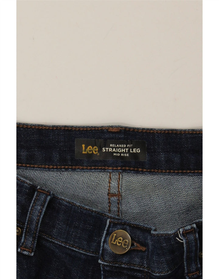 LEE Womens Mid Rise Denim Shorts W30 Medium Navy Blue Cotton Vintage Lee and Second-Hand Lee from Messina Hembry 