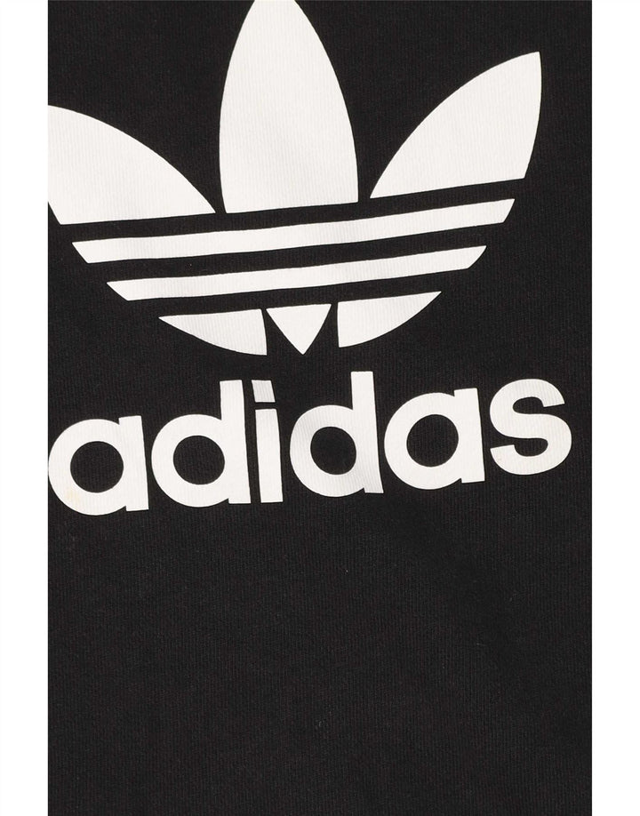 Męska bluza Adidas z grafiką, mała czarna