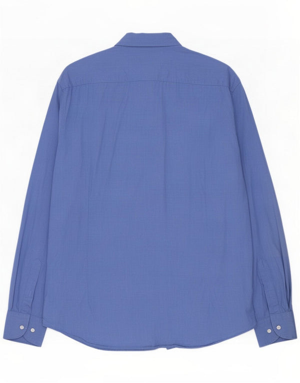 Koszula męska Massimo Dutti 2XL niebieska bawełniana