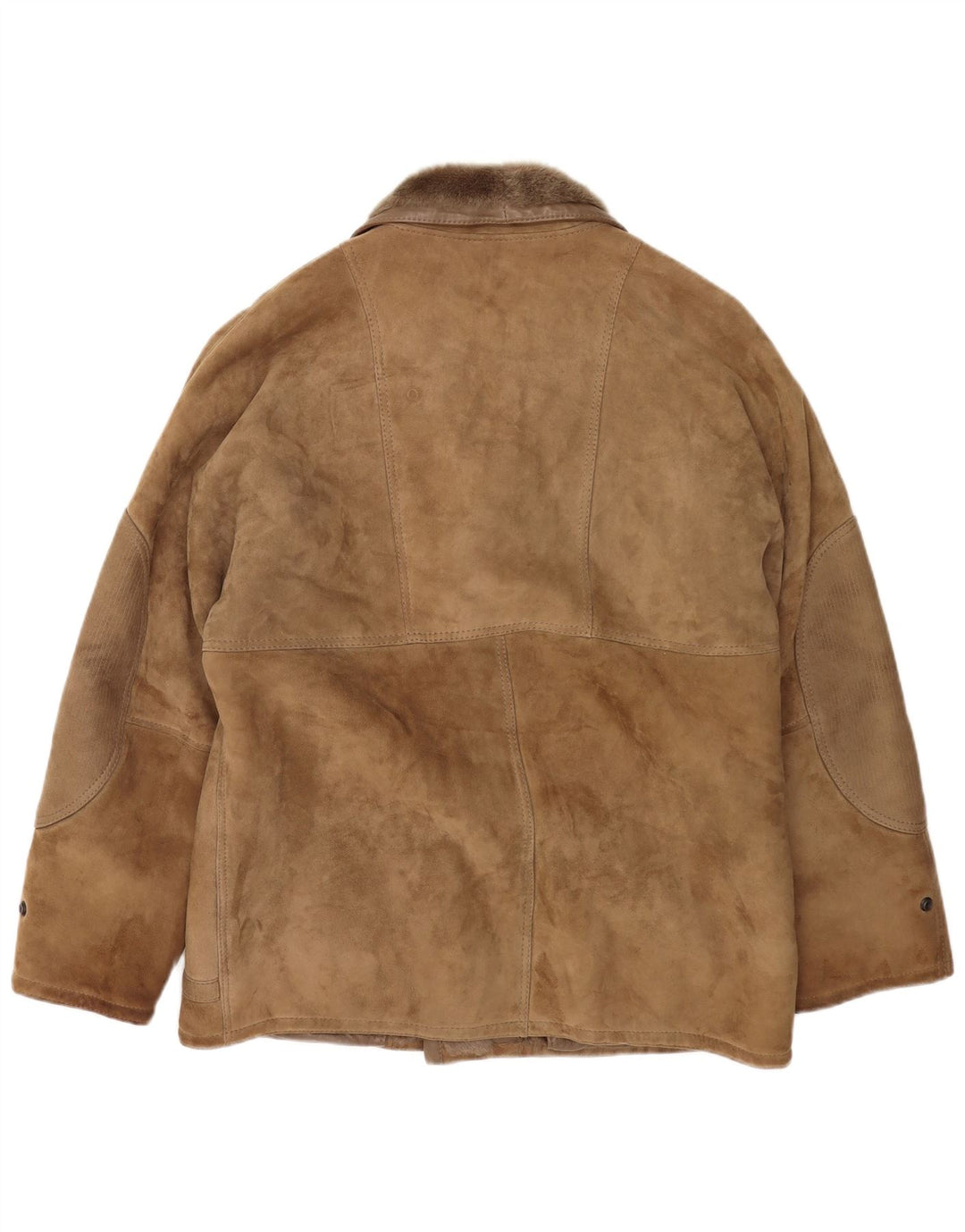 Vintage męska kurtka shearling IT 52 XL beżowa