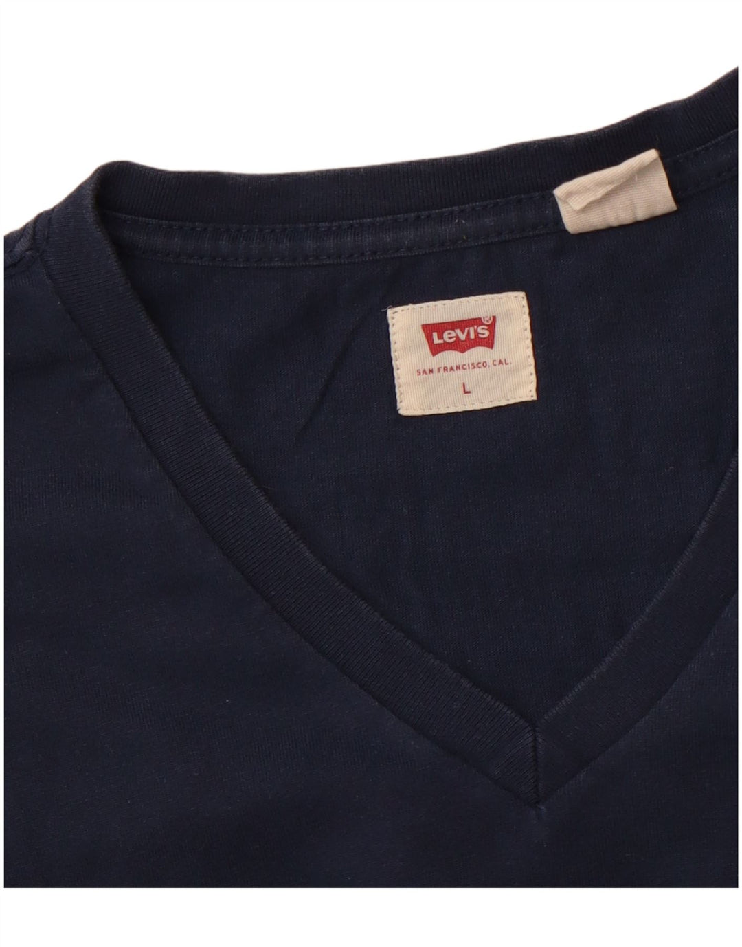 Męski T-shirt LEVI'S, duży, granatowy