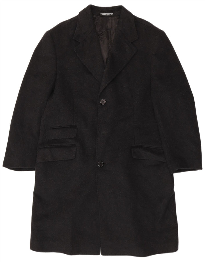 Płaszcz męski Chesterfield VINTAGE IT 54 2XL Czarna wełna