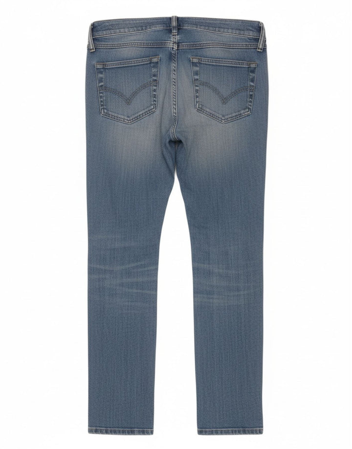Diesel Damskie Matic Slim Jeansy W27 L32 Niebieskie bawełniane