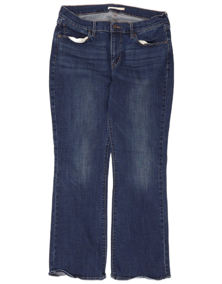 Damskie jeansy Levi's Curvy Bootcut W33 L30 Niebieska bawełna