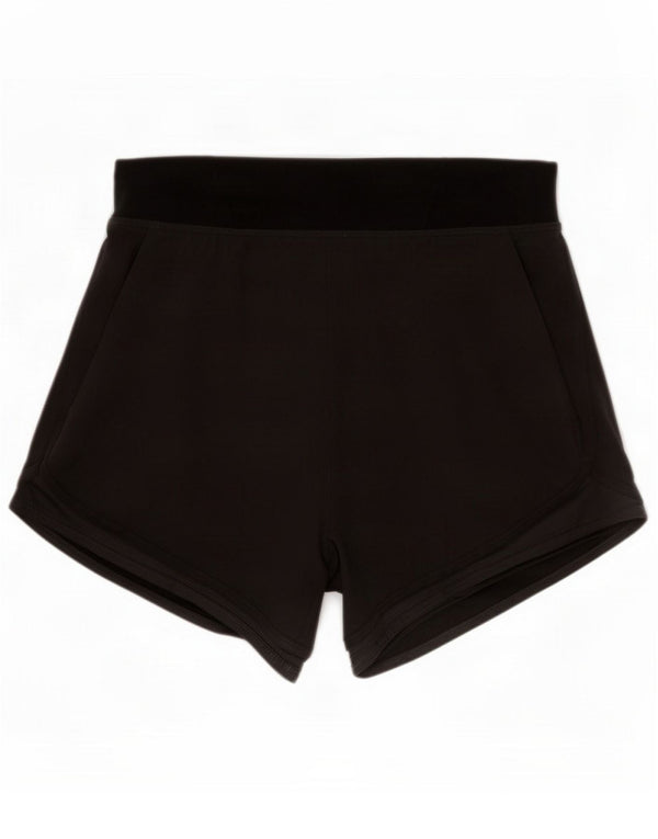 Damskie spodenki sportowe Reebok UK 8/10 Małe, szare, z blokami kolorów, poliestrowe sportowe