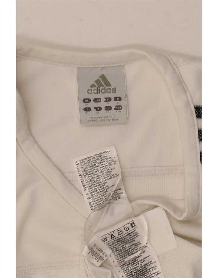 Adidas Męska koszulka Climacool Top XL Biały poliester