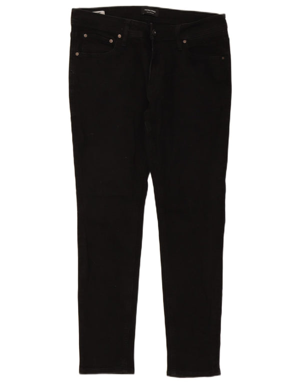 Męskie jeansy JACK & JONES Liam Skinny W34 L30 Czarne