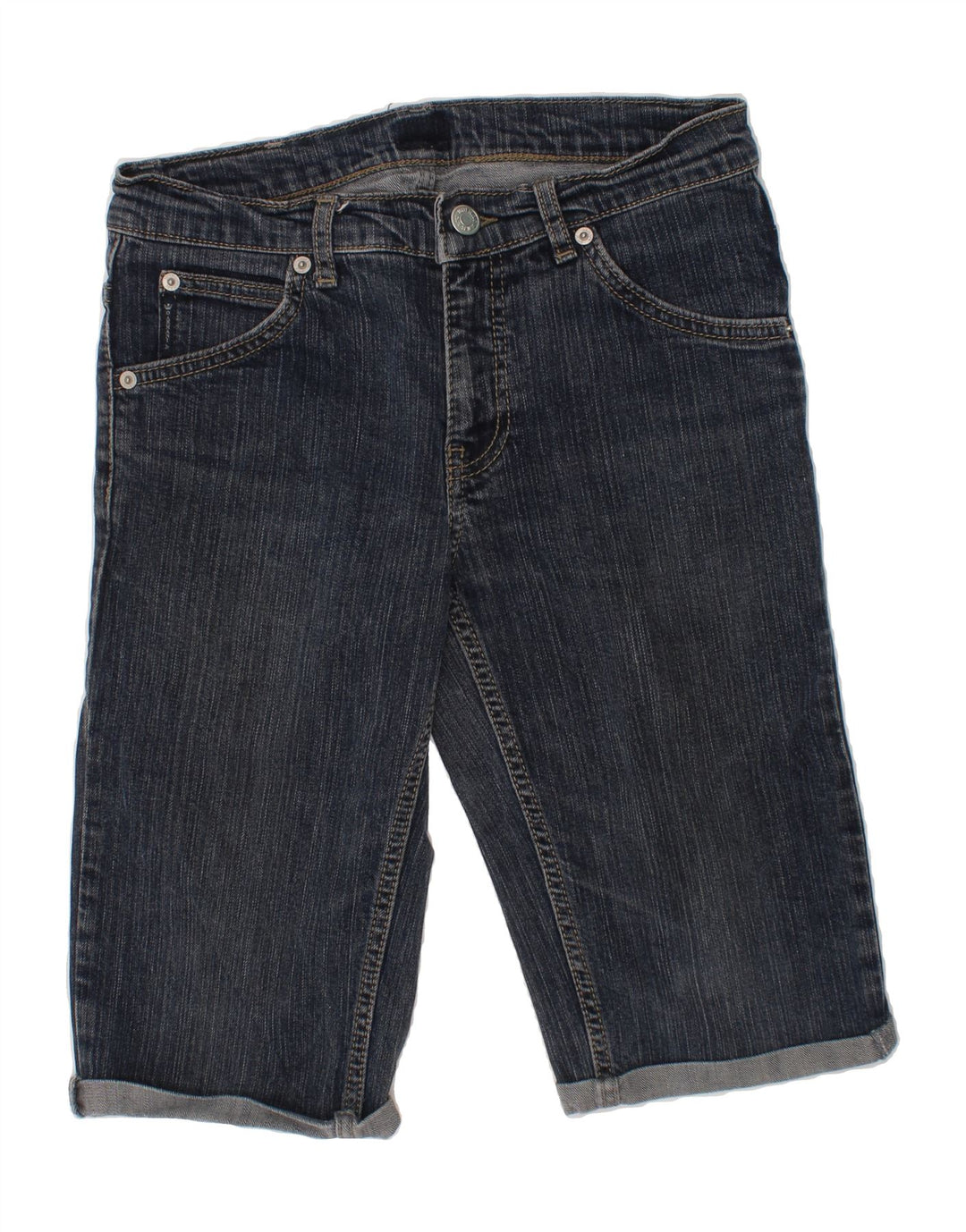 ARMANI Boys Denim Shorts 11-12 Years W26  Blue Cotton Vintage Armani and Second-Hand Armani from Messina Hembry 