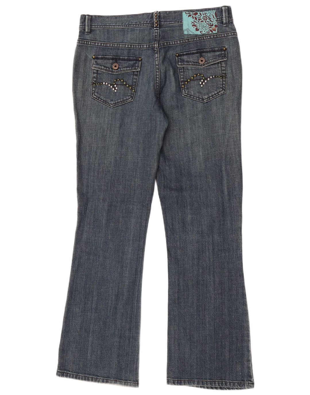 Damskie jeansy Bootcut Monsoon UK 12 Medium W32 L30 Niebieskie bawełniane
