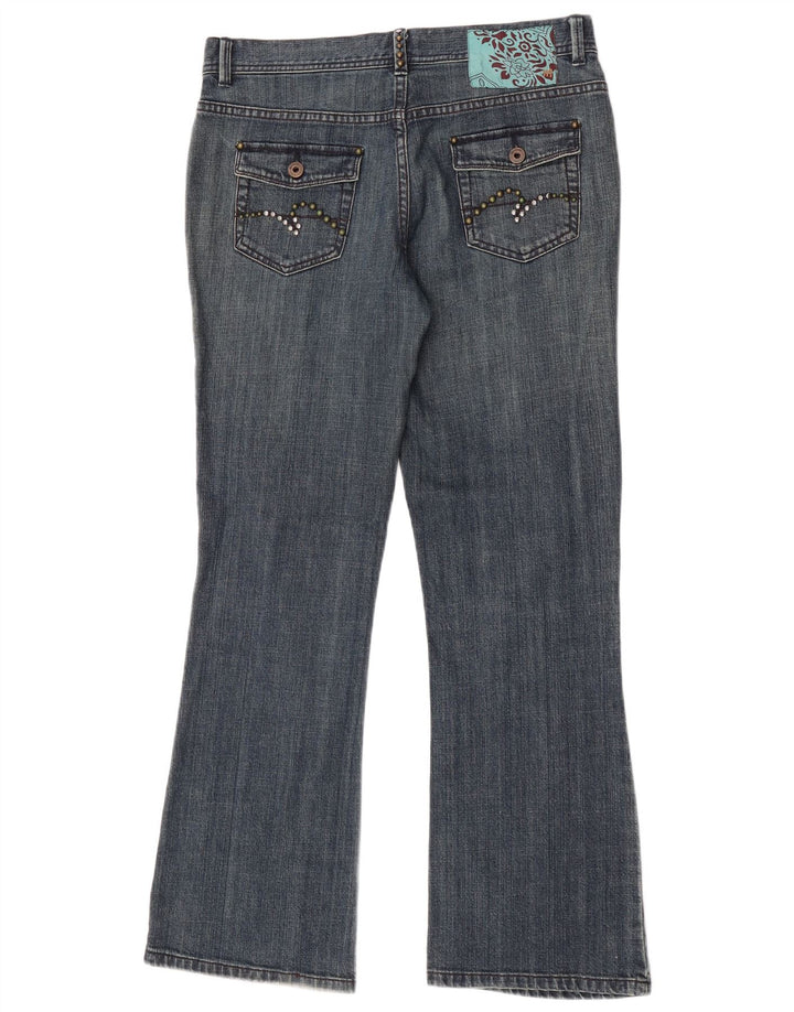 Damskie jeansy Bootcut Monsoon UK 12 Medium W32 L30 Niebieskie bawełniane