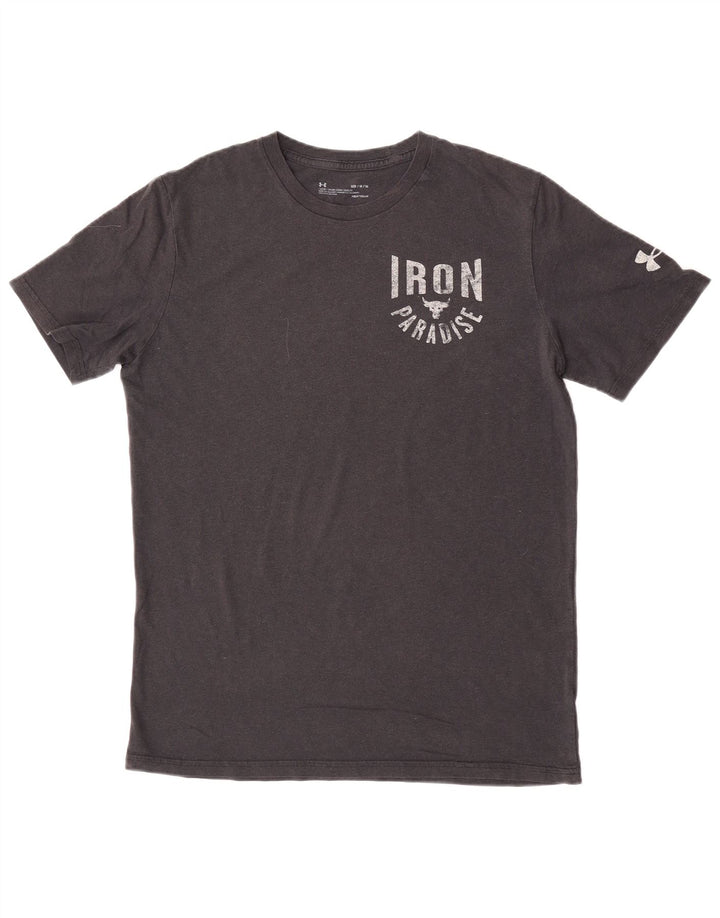 Męski T-shirt z grafiką Under Armour, średni czarny