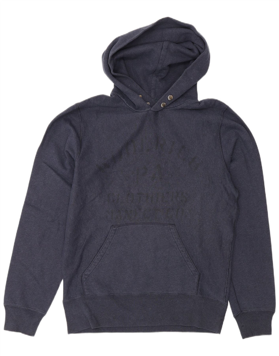 Męski sweter z kapturem Woolrich, średni granatowy