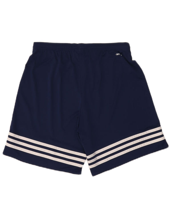 Adidas Mens Climalite Sport Shorts Medium Navy Blue Polyester