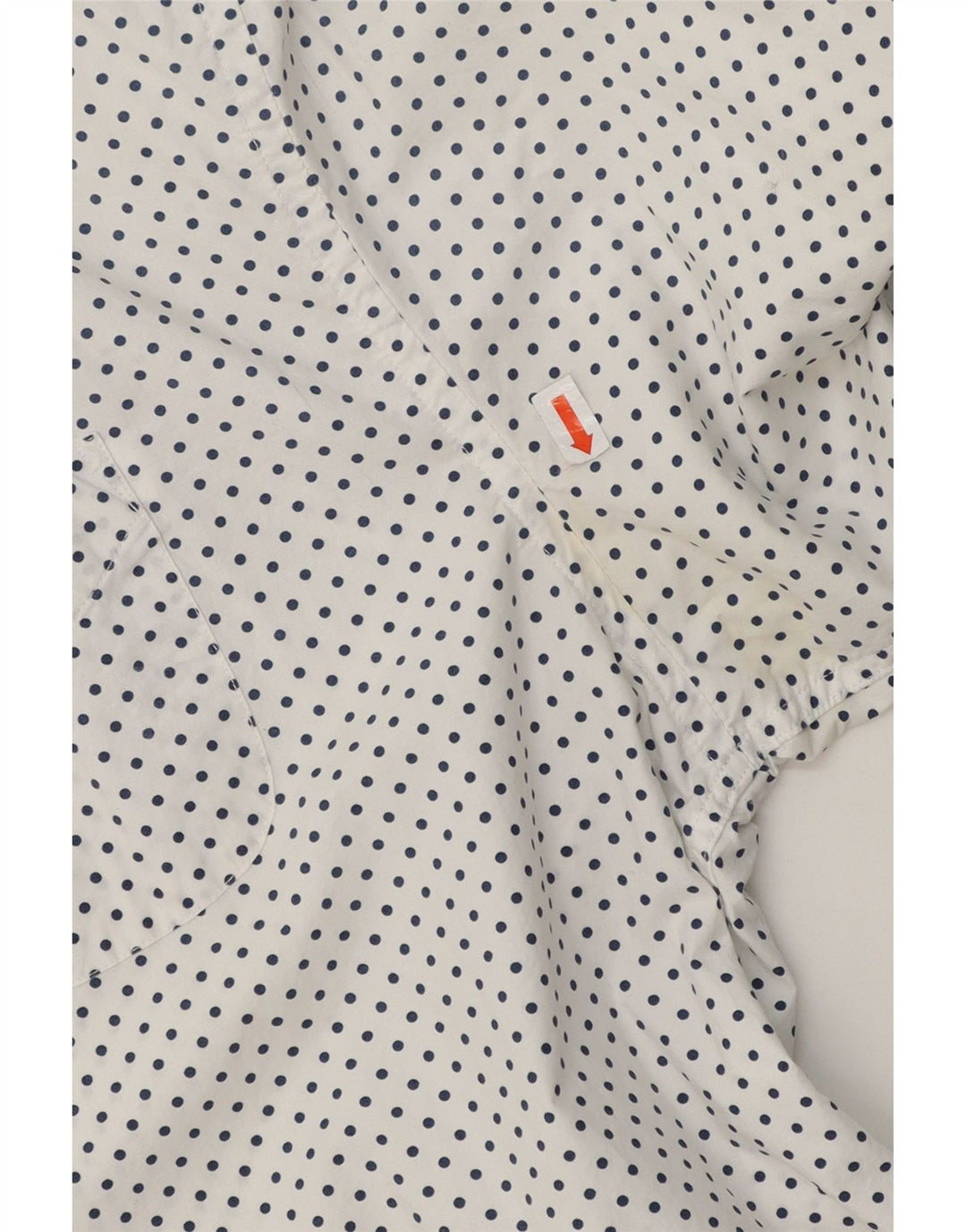 SCOTCH & SODA Mens Shirt Medium White Spotted Cotton Vintage Scotch & Soda and Second-Hand Scotch & Soda from Messina Hembry 