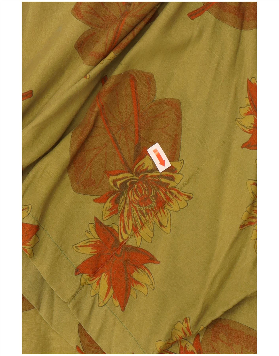 Koszula męska z krótkim rękawem Mass, rozmiar 43, duża, zielona w kwiaty