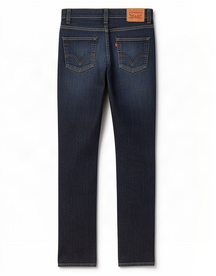 Męskie jeansy Levi's 511 Slim W33 L32 Granatowa bawełna