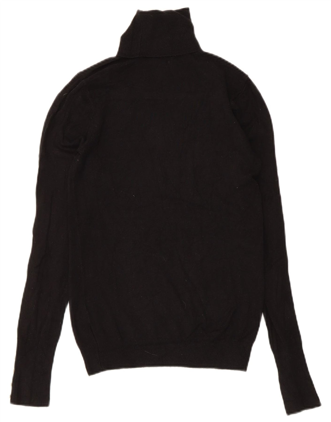 Damski sweter z golfem Zara UK 8 Small Black Wiskoza