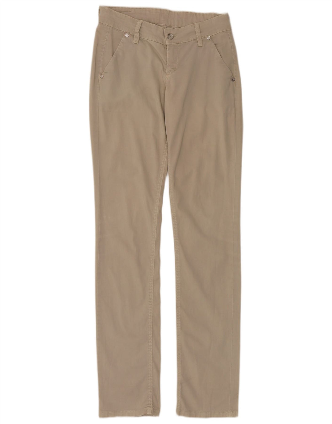 Spodnie damskie LIU JO Slim Chino W28 L34 Beżowe