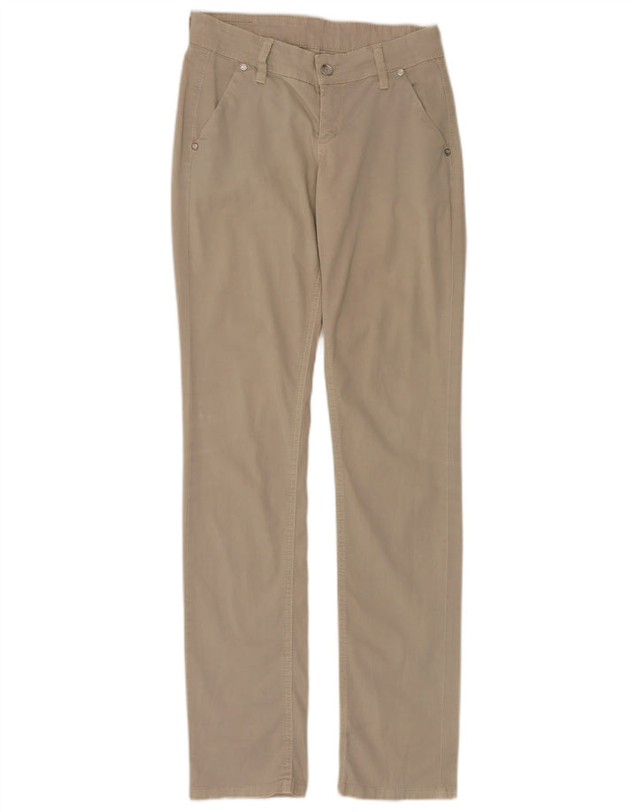 Spodnie damskie LIU JO Slim Chino W28 L34 Beżowe