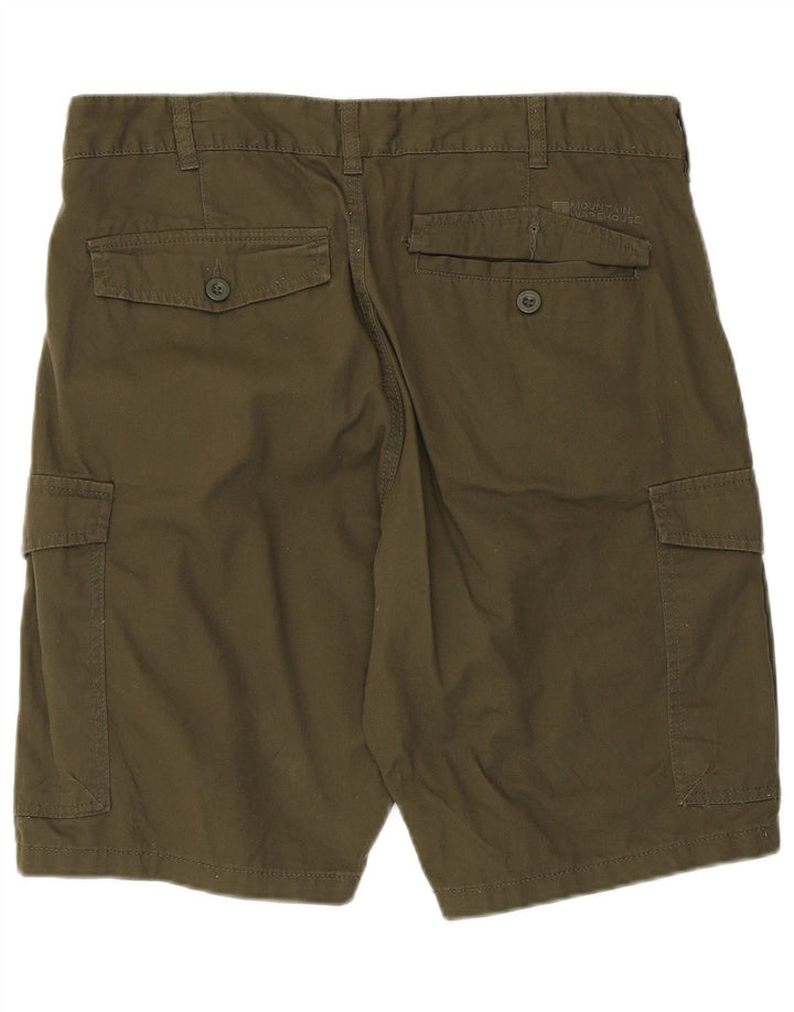 Męskie spodenki cargo Mountain Warehouse W34, duże, bawełniane w kolorze khaki