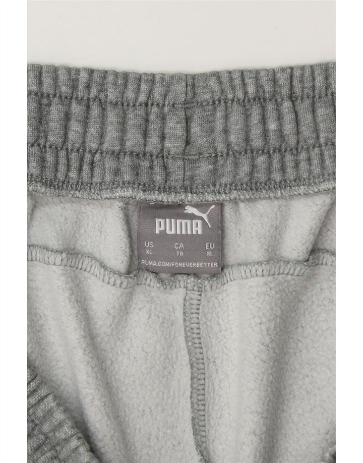 Męskie spodnie dresowe Puma XL, szare, nakrapiane