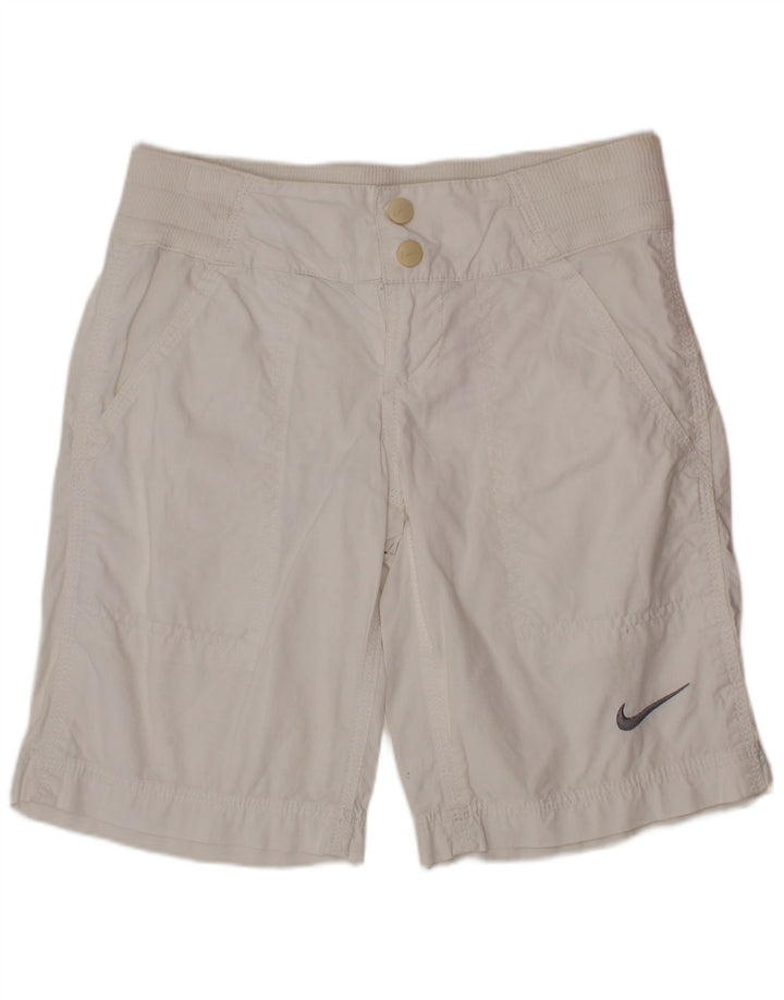 Chłopięce spodenki chino NIKE 8-9 lat, małe W26, biała bawełna