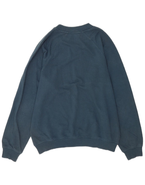 Męski sweter męski Champion Graphic o luźnym kroju, mały, granatowy, bawełniany
