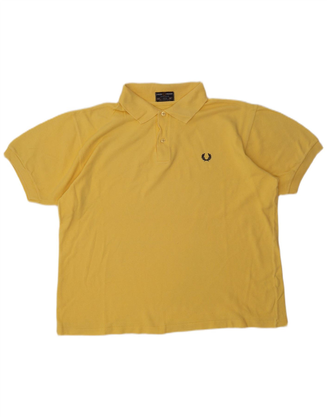 Męska koszulka polo Fred Perry, duża, żółta, bawełniana