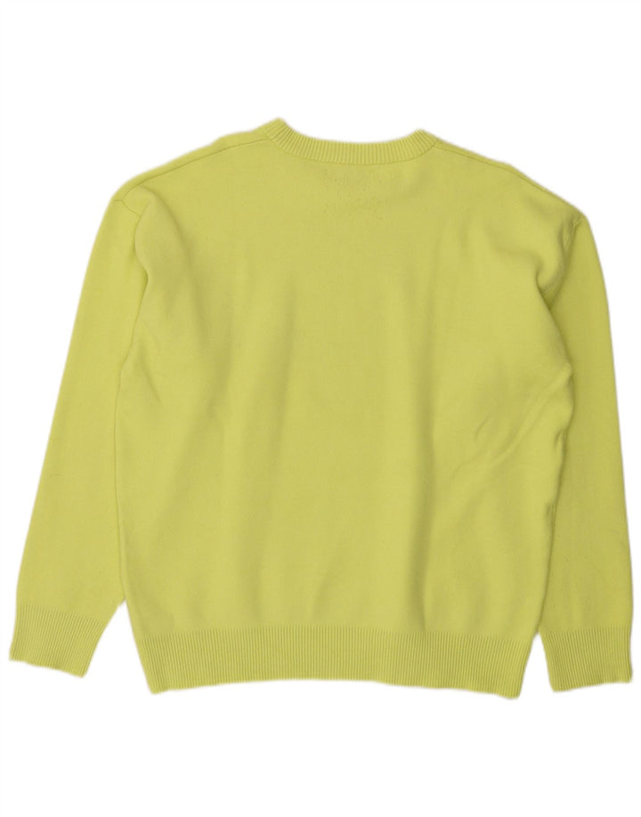 Męski sweter Zara z dekoltem w łódkę, duży, zielony, wiskoza