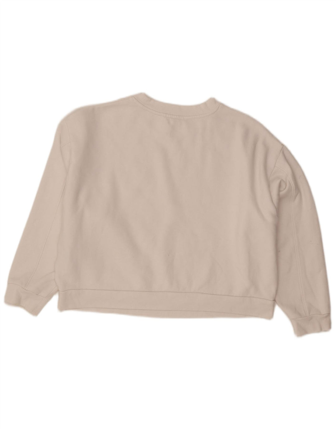 Damska bluza oversize Levi's Crop Graphic UK 14, duża, biała