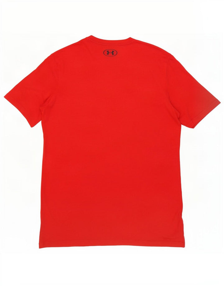 Męski t-shirt z grafiką Under Armour, średni czerwony