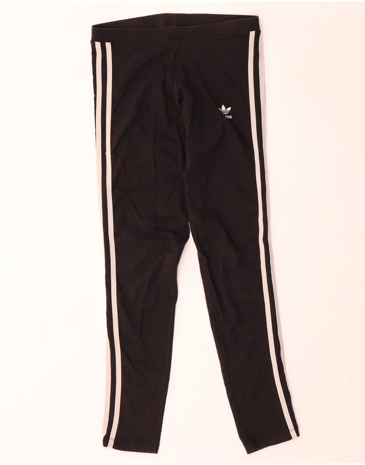 Legginsy Damskie Adidas UK 8 Małe Czarne Bawełniane