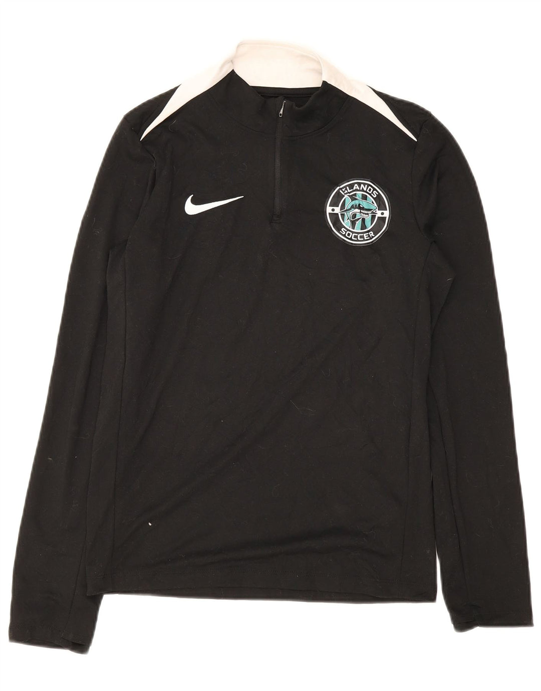 Męski dres Nike z grafiką i zamkiem błyskawicznym, mały, czarny, z blokami kolorów