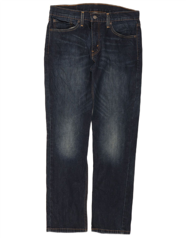 Męskie jeansy Levi's 511 Slim W32 L30 Granatowa bawełna