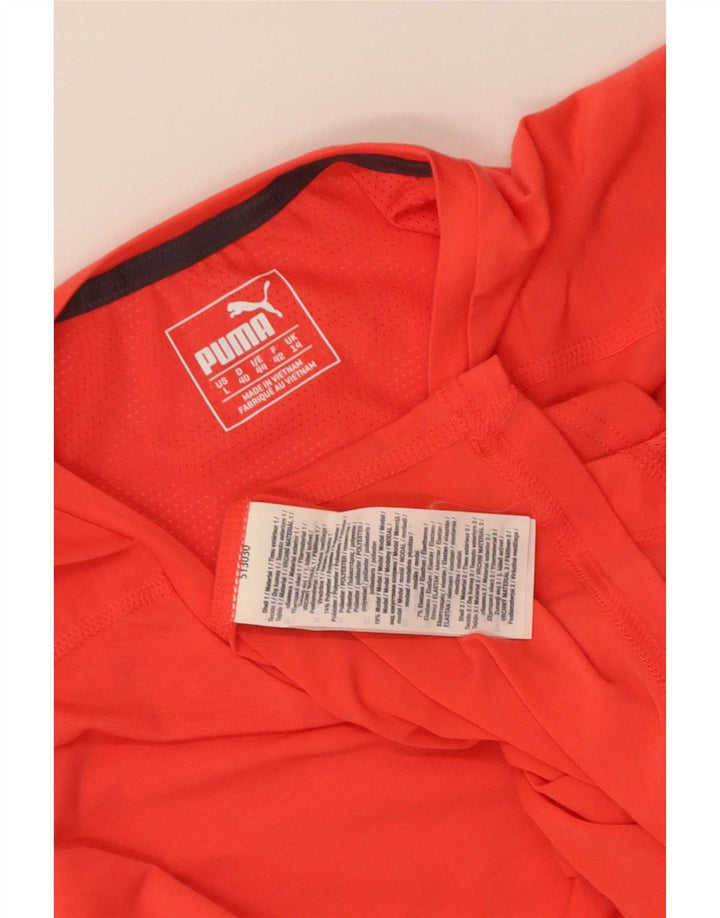 T-shirt damski Puma Top UK 14, duży, czerwony, poliester